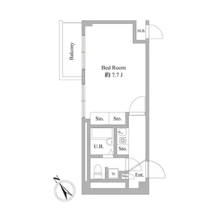 ウェルス中葛西【3階】の間取り