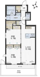 Grand Coco【1階】の間取り