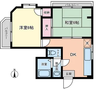 ロイヤル中村橋【5階】の間取り