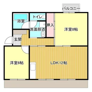 サンホームみしま【1階】の間取り