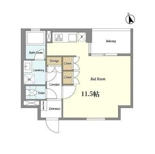 ヒルトップ北沢【2階】の間取り