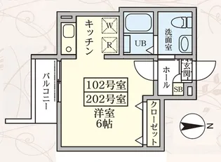 グランツ菊名【2階】の間取り