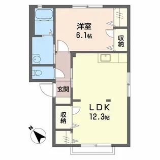 シャーメゾンよしだ II【2階】の間取り