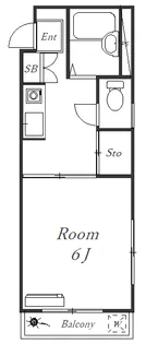 メゾン田中【3階】の間取り