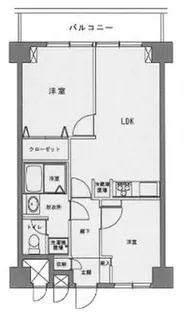 ニューハイツ芝公園【7階】の間取り
