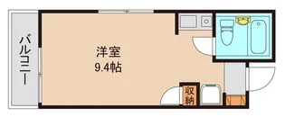 サンライズ市川【1階】の間取り