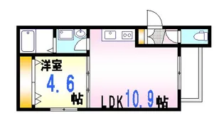 フォレスト青崎【2階】の間取り
