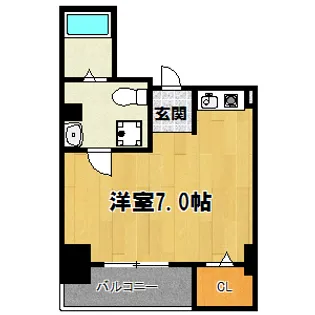パイン塚本【3階】の間取り