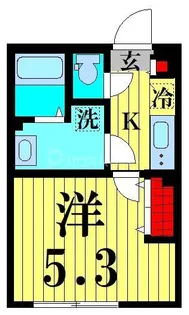グレイス高野II【2階】の間取り