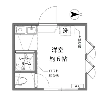 カシェット ラフィネ【1階】の間取り