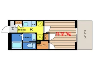 グリーンテラス目白の杜【1階】の間取り