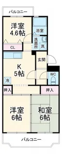 グランバニア【3階】の間取り