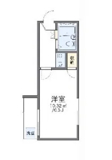 レオパレスシェモアII【2階】の間取り