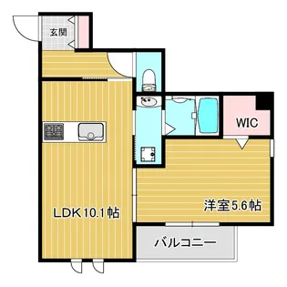 トレーノ加古川【2階】の間取り