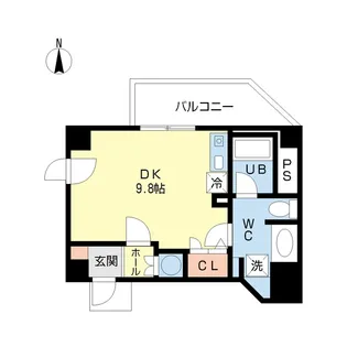 Rio Vista【6階】の間取り