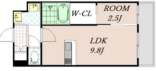 ソルテラス京都東寺HOMARE【4階】の間取り