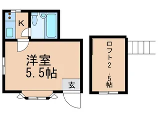 第2氷川台ハイム【2階】の間取り