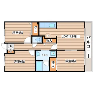 アルフォートシティ【8階】の間取り