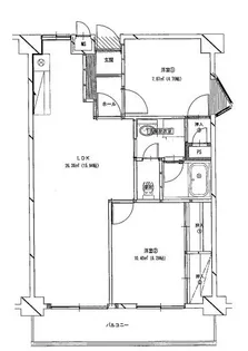 レシオ苅原【6階】の間取り