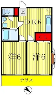 ガーデンハイムKI【1階】の間取り