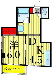 プリムールマンション【3階】の間取り