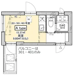 PROTO武蔵小山II【3階】の間取り