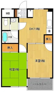 メゾンパレドール【3階】の間取り