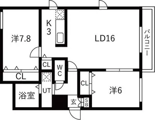 Prestige27【2階】の間取り