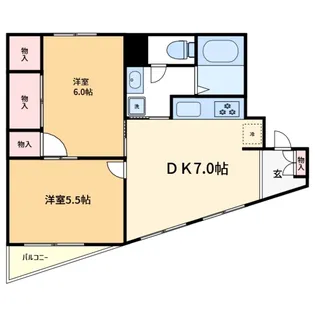 宮原ビル【4階】の間取り