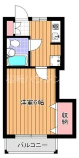富士コーポ【4階】の間取り