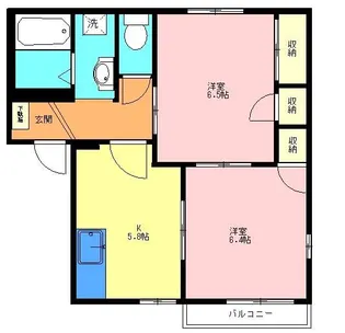 エスペランサ【2階】の間取り