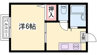 カーサエスクレア【2階】の間取り
