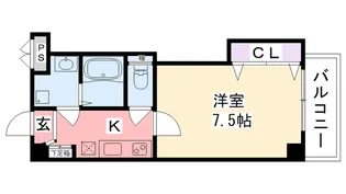 クレールメゾン小松【3階】の間取り
