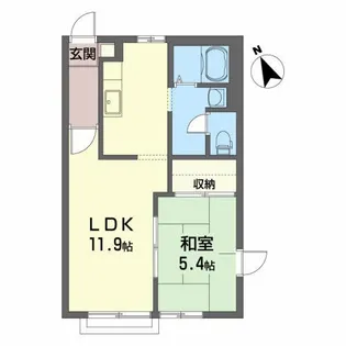 オペラハウス日高 H【1階】の間取り