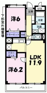 サンカルティエ【3階】の間取り