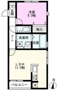 カンターレ・T【1階】の間取り
