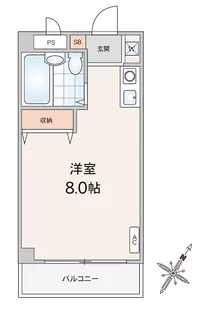 アーバンステージ竹の塚【6階】の間取り