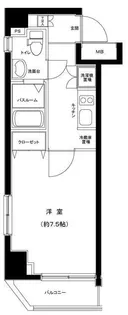 グランフォース亀戸【3階】の間取り