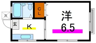 第5佐々木ハイツ【1階】の間取り
