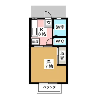 ハイツ内山【2階】の間取り