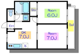 エレガント【2階】の間取り