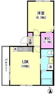HoneysuckleII【3階】の間取り