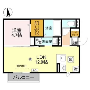 Lumiere du Soir(リュミエール ドゥ ソワール) Un【1階】の間取り