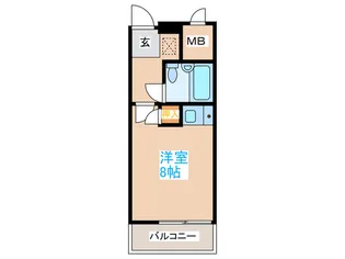 チサンマンション円山III【6階】の間取り