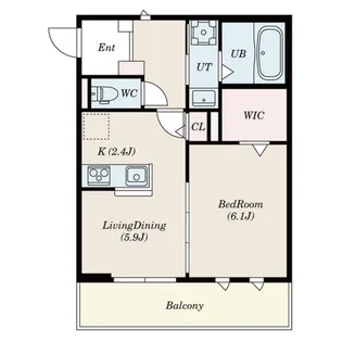 Pure Court Abix【3階】の間取り