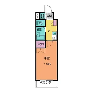 びいII植田【1階】の間取り
