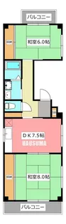 マンション志村【4階】の間取り