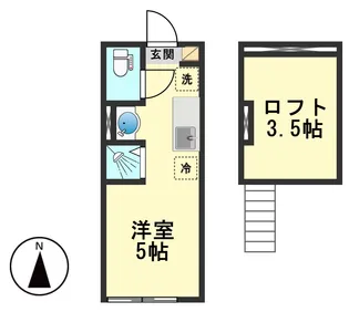ハーモニーテラス小岩ウエストII【2階】の間取り