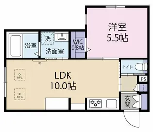 クレールシスイ【1階】の間取り