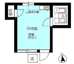 都立大ハイツ【1階】の間取り